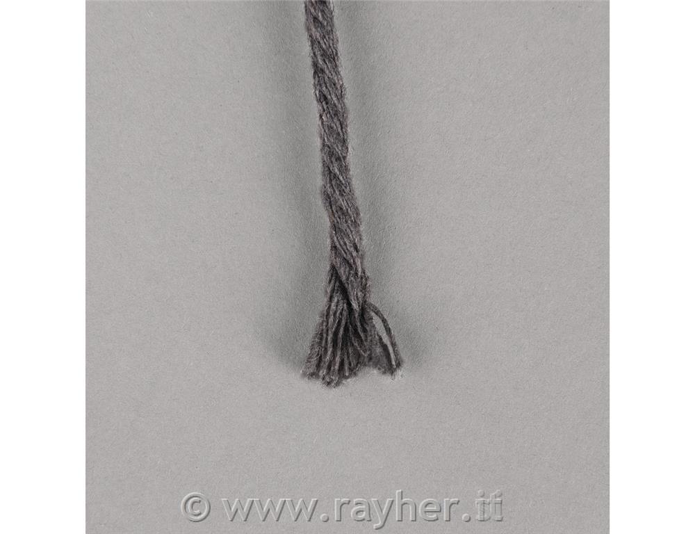 Vrvica makrame, siva, 3 mm, 70 m
