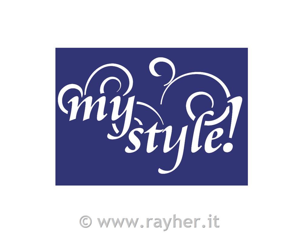 mascherina: My StyleDIN A4, 1 mascherina + racla in busta