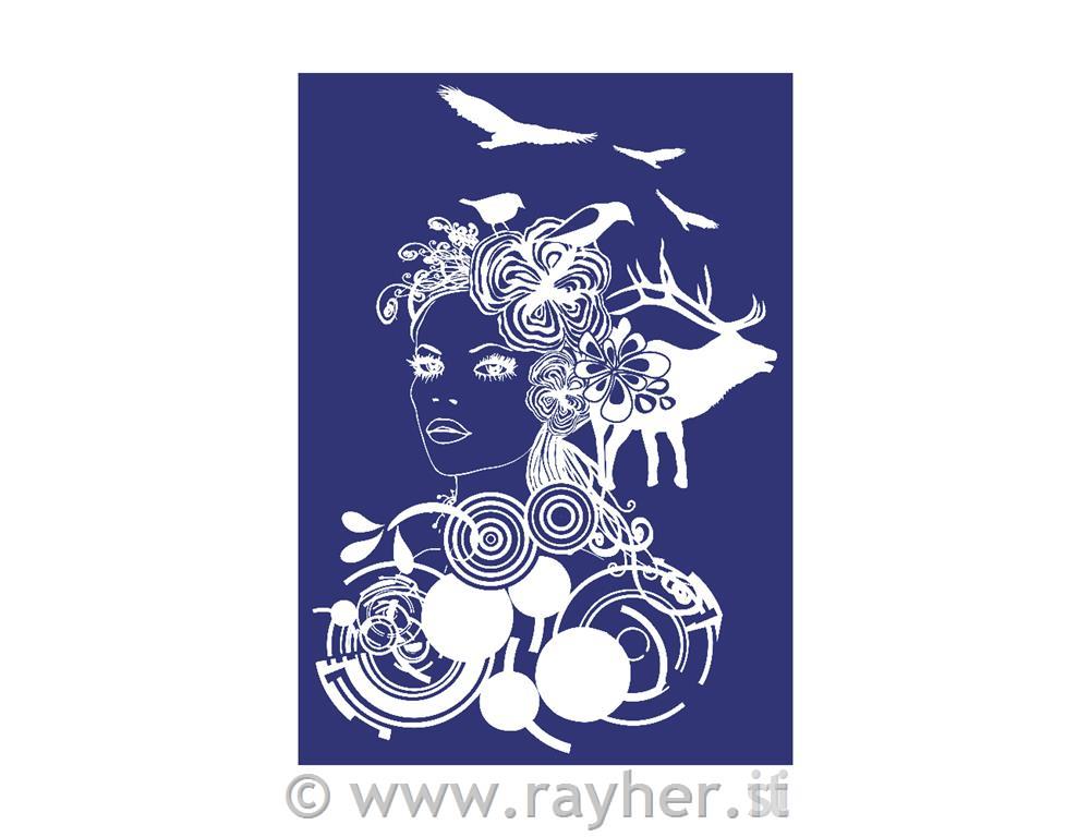 Stencil: Future Girl, DIN A4, 1 stencil