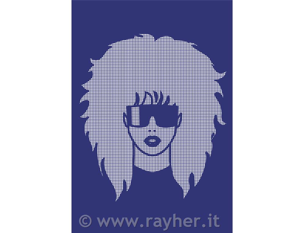 Šablona, disco glava, DIN A3, 1 šablona + nož za glajenje