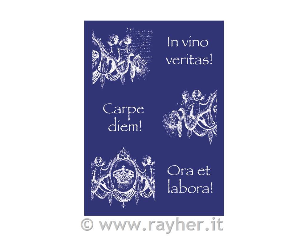 Šablona, Carpe diem!, DIN A4, 1 šablona + nož za glajenje