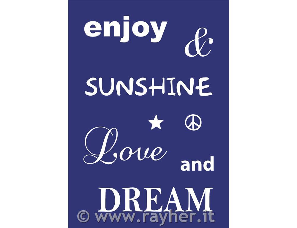 Šablona, napisi, A5,+ nož za barvo