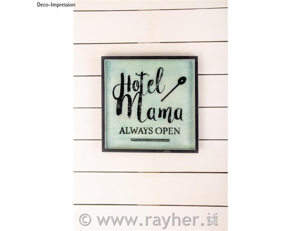 Šablona, Hotel Mama, A4, 1 šablona in nož za glajenje