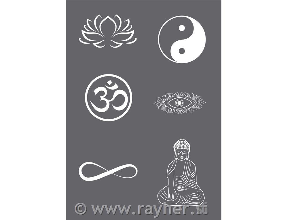 Šablona Simoli A5, + 1 nož za glajenje