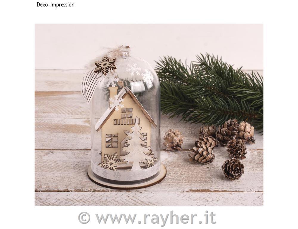 Cuffia plastica con base, 8cm o13cm, con cordoncino juta