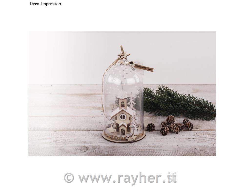 Cuffia plastica con base, 11cm o19cm, con cordoncino juta