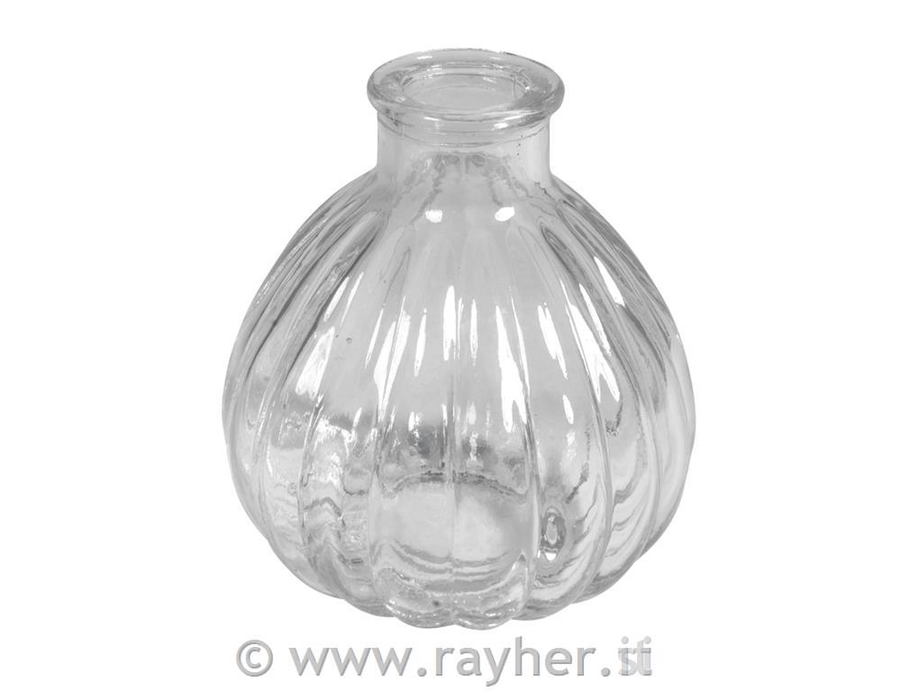 Set vasetti panciuti, scanlatati, 7cm o,8cm, 100ml, set 2pz