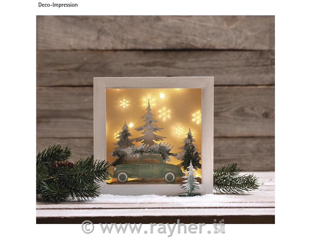 Wood.motifs Trees & Car, FSC100%, 20x17.5cm, tab-bag 3pcs