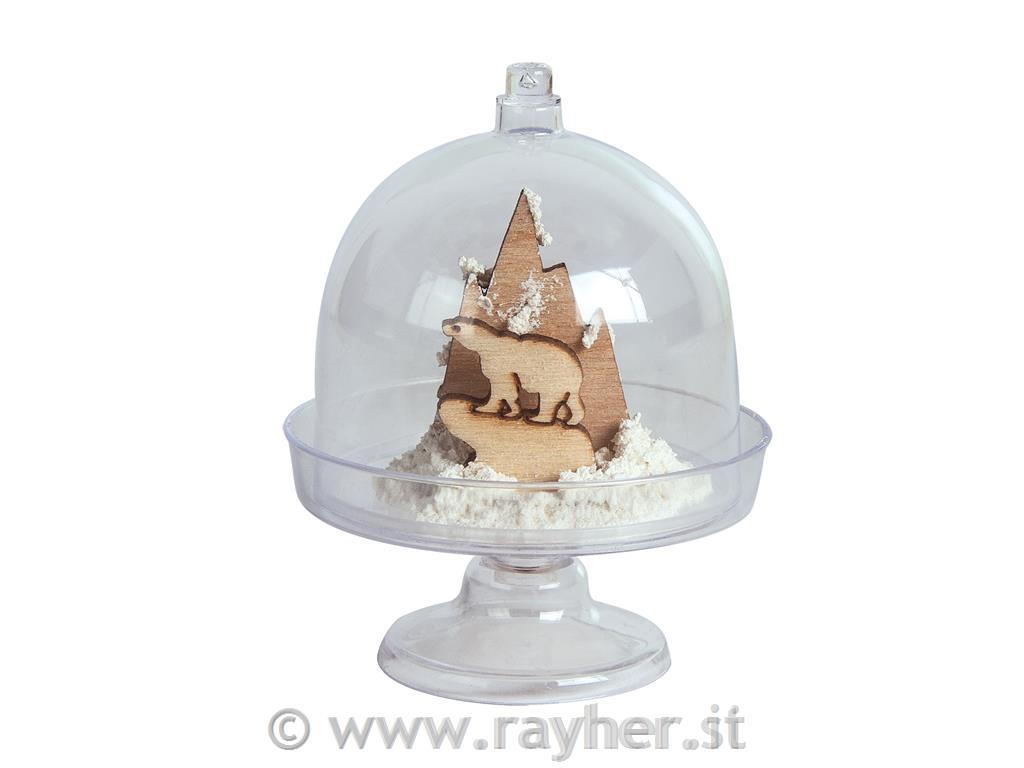 W.plug-in par.Pol.bears,FSC 100%,3.2cm o, 4cm, tab-bag 3Set