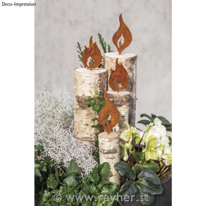 Plamen za dekor, bakreni, 5x13cm, 2 kosa