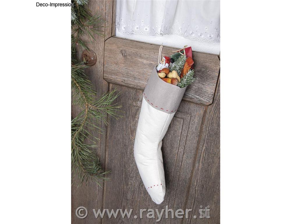 Stivale San Nicolo feltro, 22x41cm