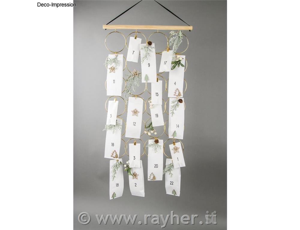 Obešanka s kovin.obročki, 42x62x2cm