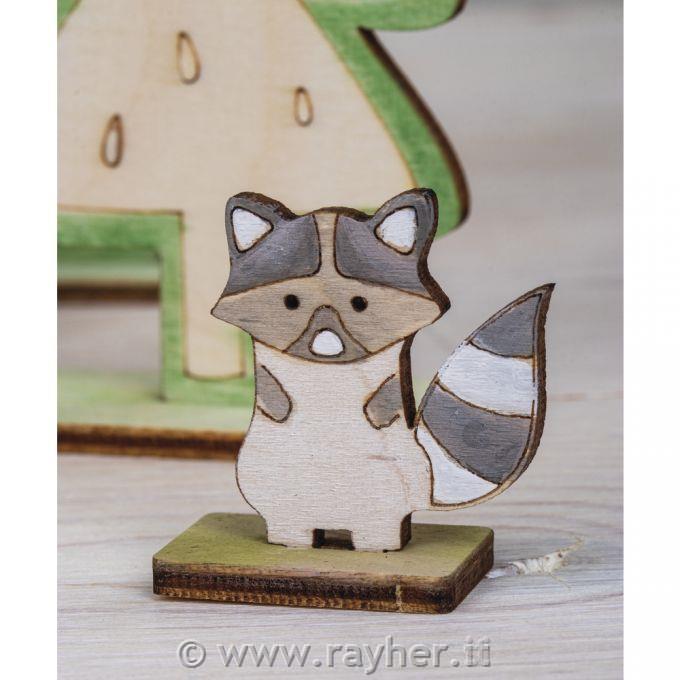 Wood.build.kit 3D Forest animals 45 Piec