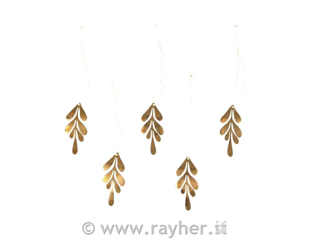 Božični okras, Omela, set 5, 15x2.5cm