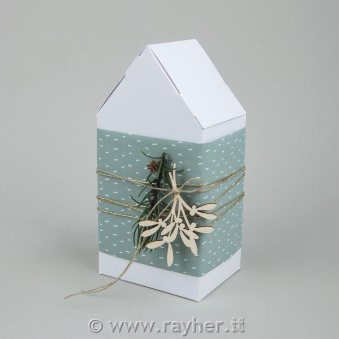 Wooden Miseltoe 8,3-10,3 cm set 5