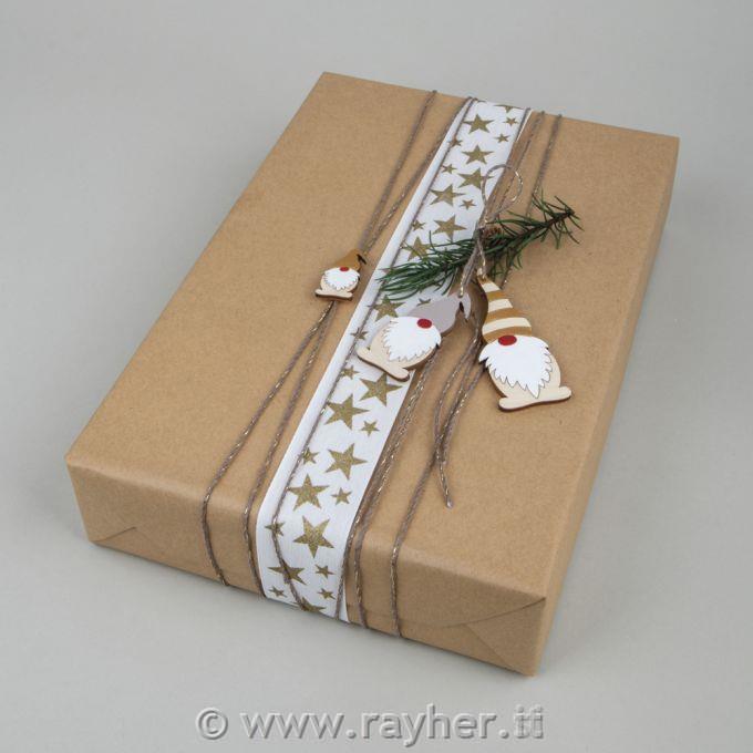 Leseni okraski Škratje 2,5-9 cm set 7