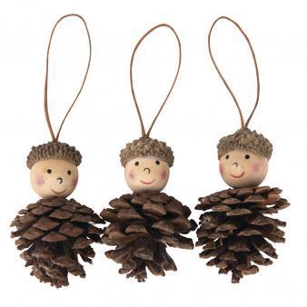 Ciondoli nani da pannocchie set 3