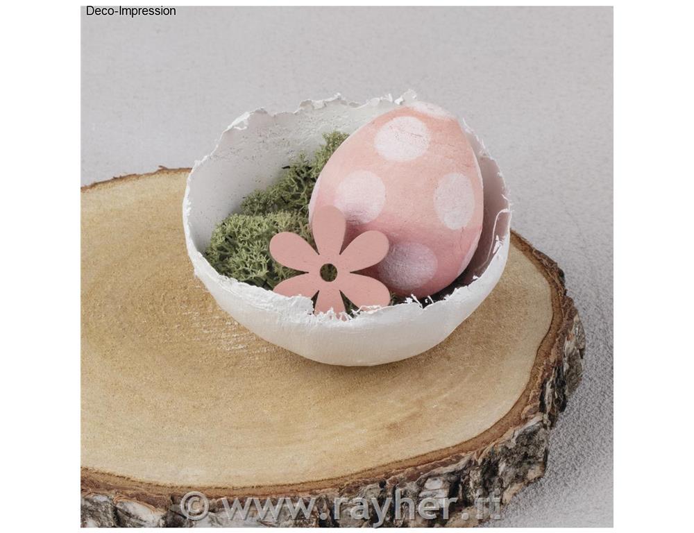 Uccelli e fiori in legno 2,3-3,3 cm; 15 pz