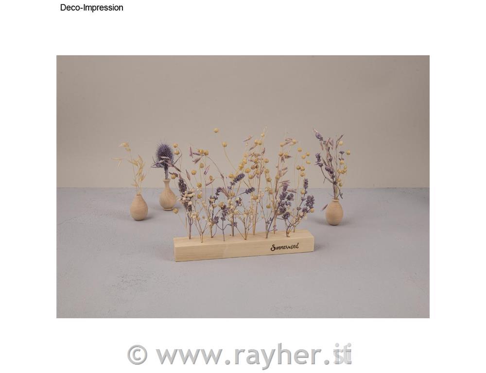 Lesene mini vaze, 4,8-6,4cm, set 3