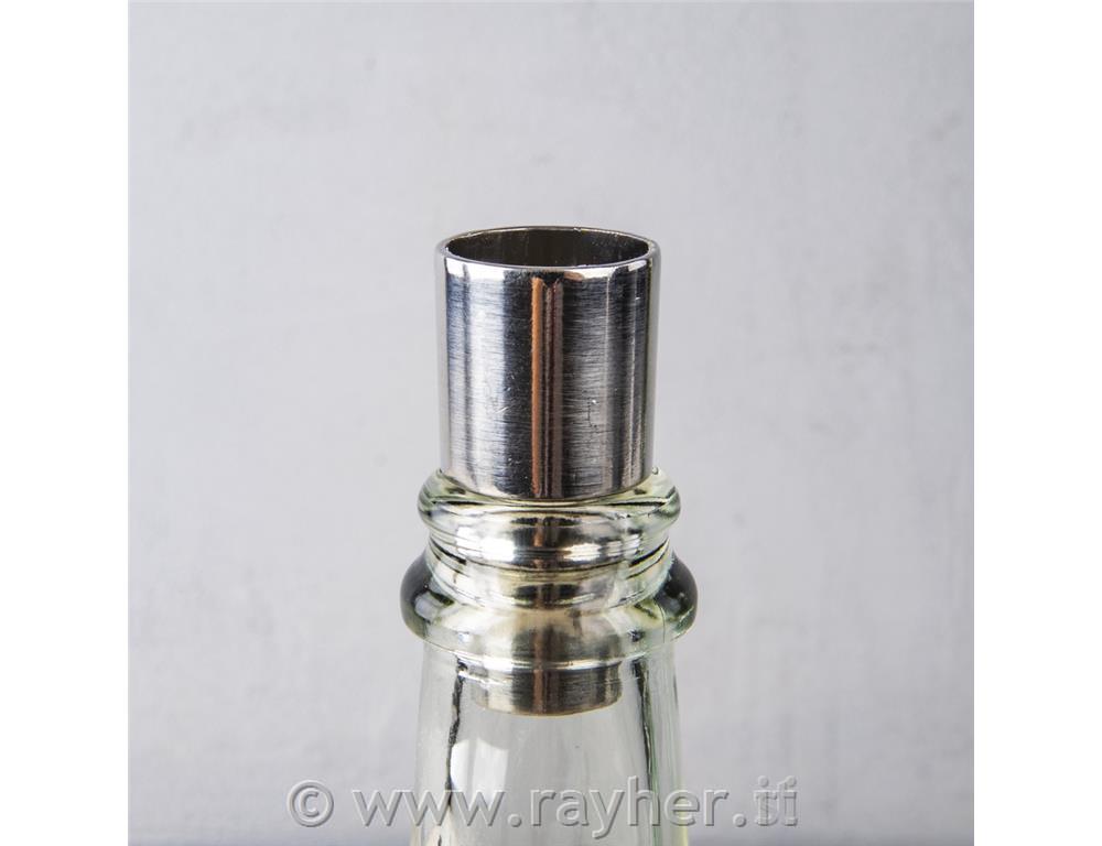 Candeliere in metallo 2,2 e 1,8x5cm