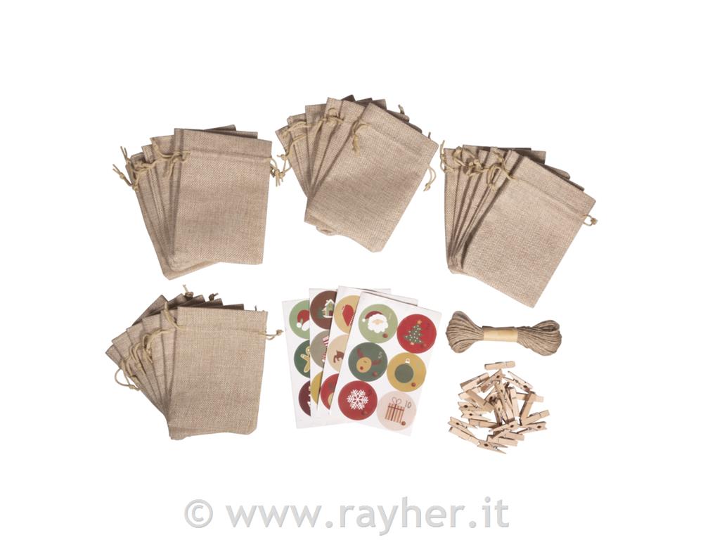 Set creativo Calendario dell'Avvento