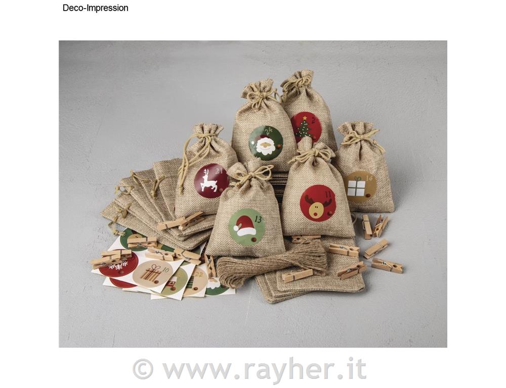 Set creativo Calendario dell'Avvento