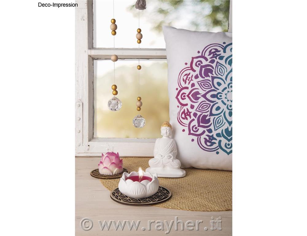 Kristali za obešanje, 3x3,5 cm, + najlonska nit, set 2