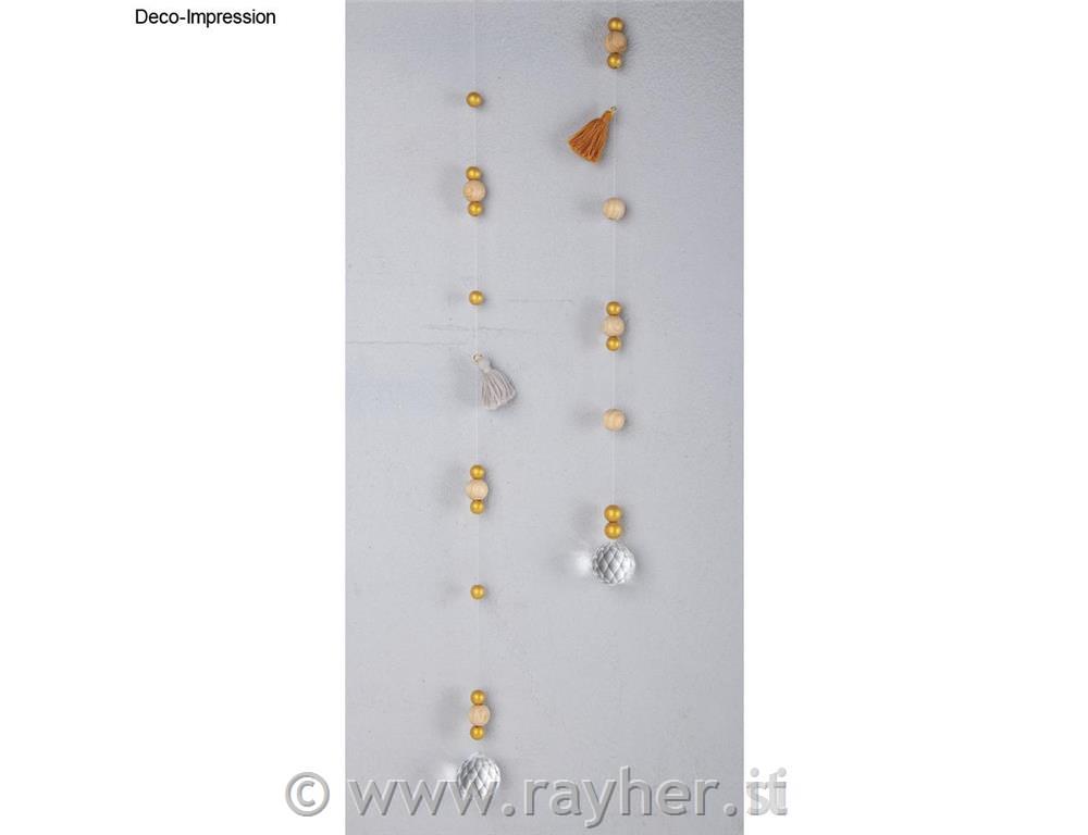 Kristali za obešanje, 3x3,5 cm, + najlonska nit, set 2