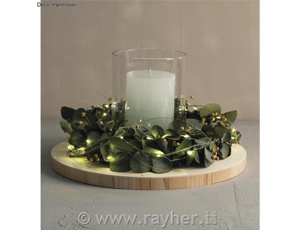 Steklena vaza fi 15 cm višina 20 cm