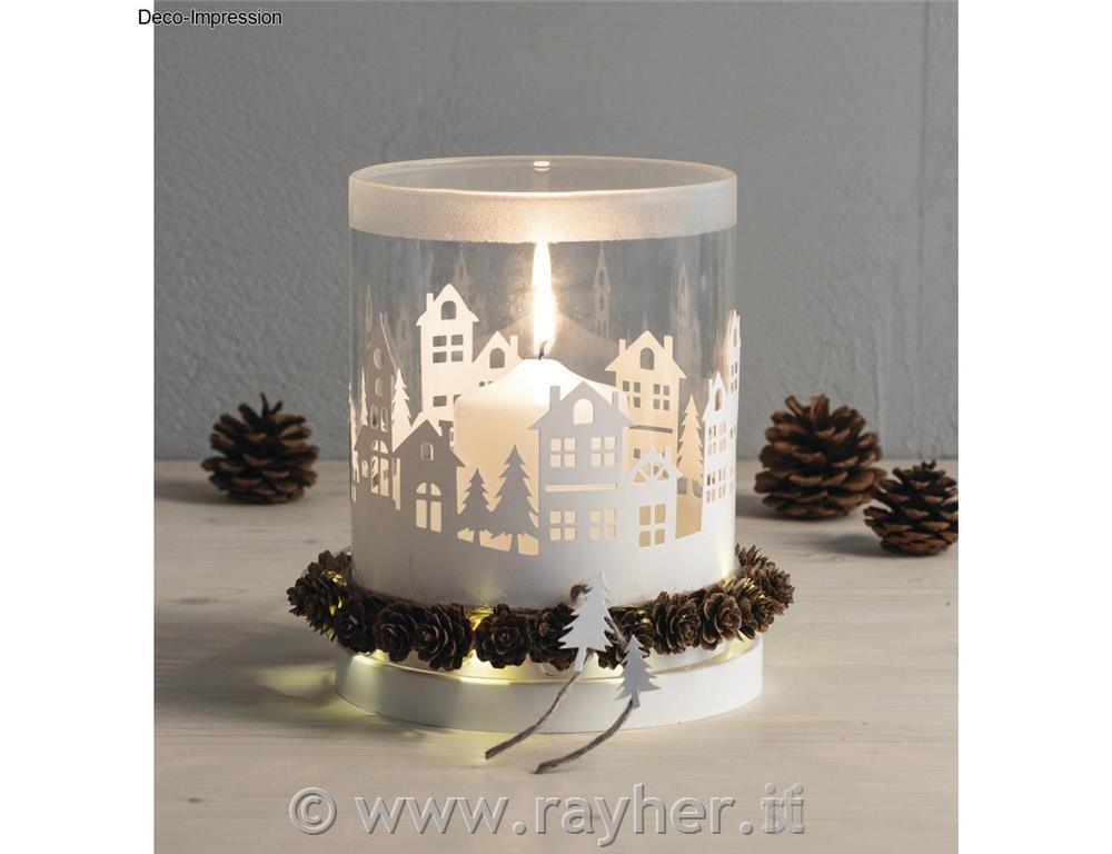 Steklena vaza fi 15 cm višina 20 cm