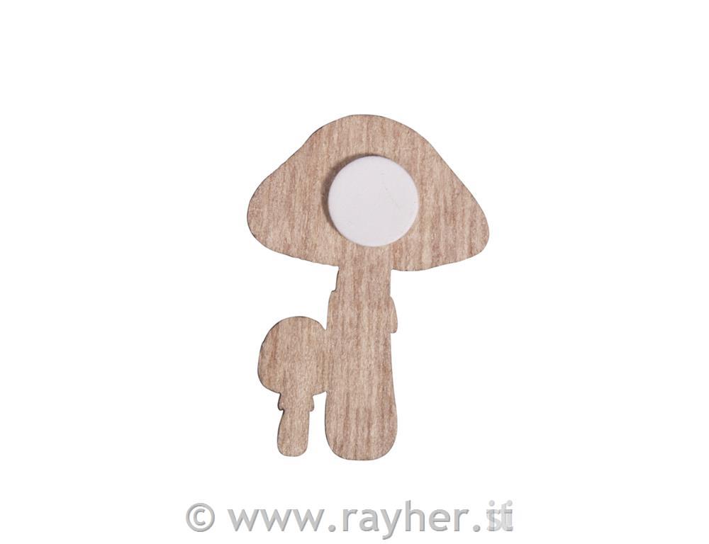 Wooden shapes Mushrooms 3,2-4,5 cm 11 pc