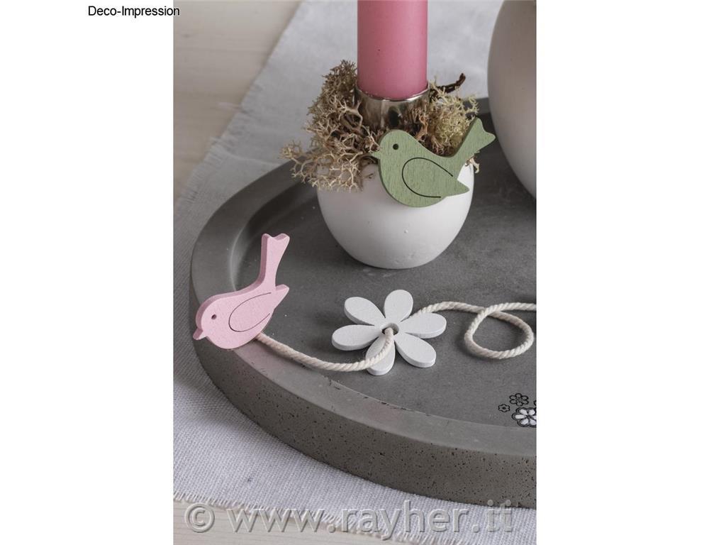 Decorazioni in legno Uccelli 2,9-5 cm, 114 pezzi