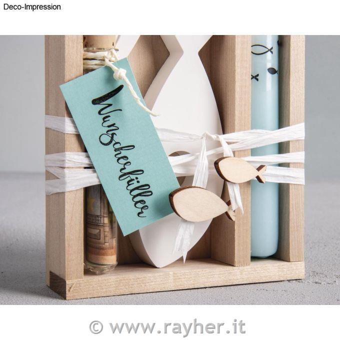 Wooden shapes Fishes