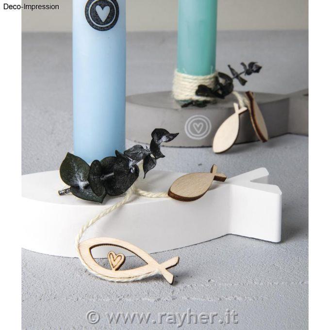 Wooden shapes Fishes