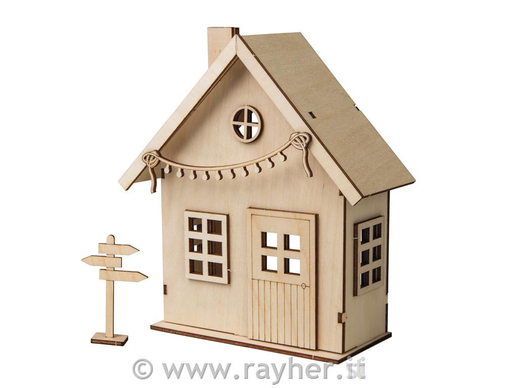 Set in legno per casetta degli gnomi,