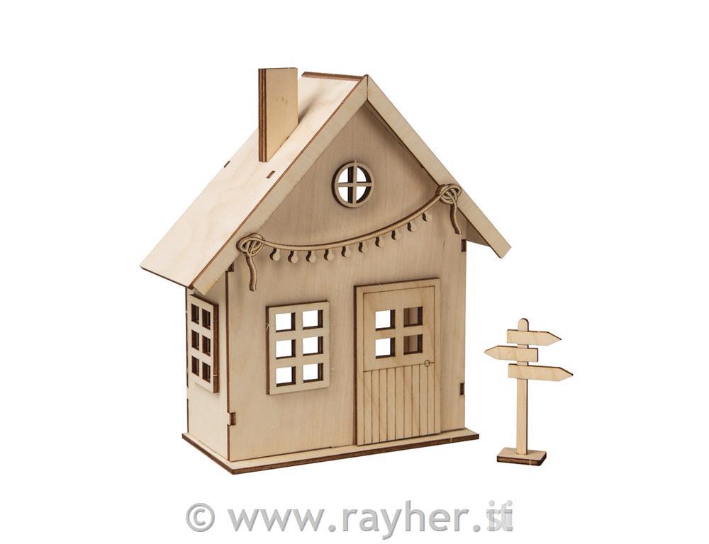 Set in legno per casetta degli gnomi,