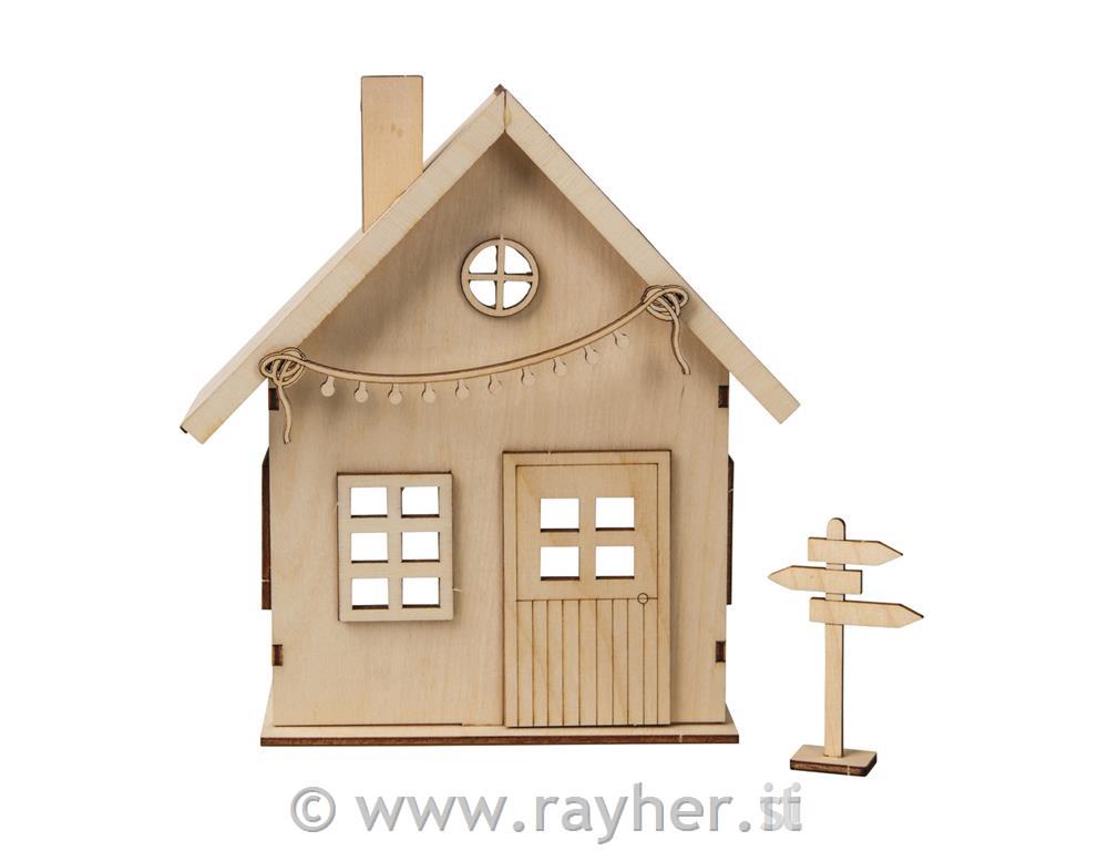 Set in legno per casetta degli gnomi,