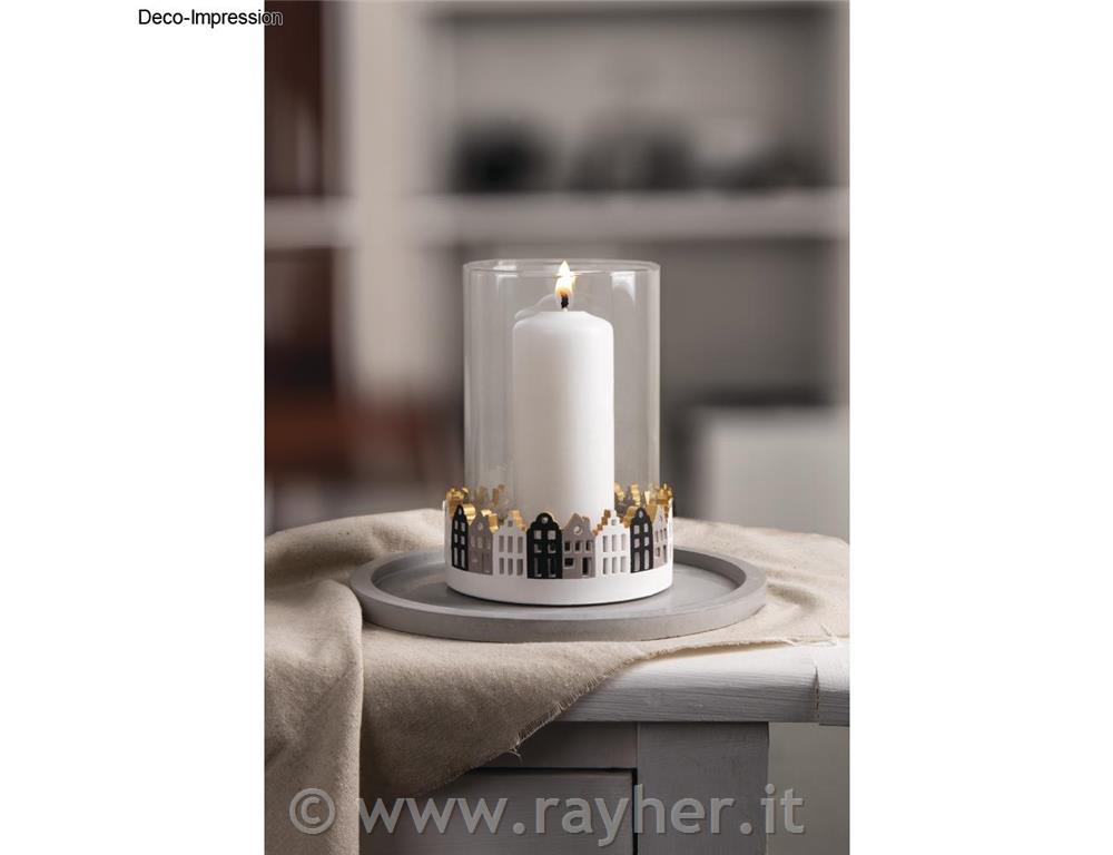 Steklena vaza 11cm o, 18cm