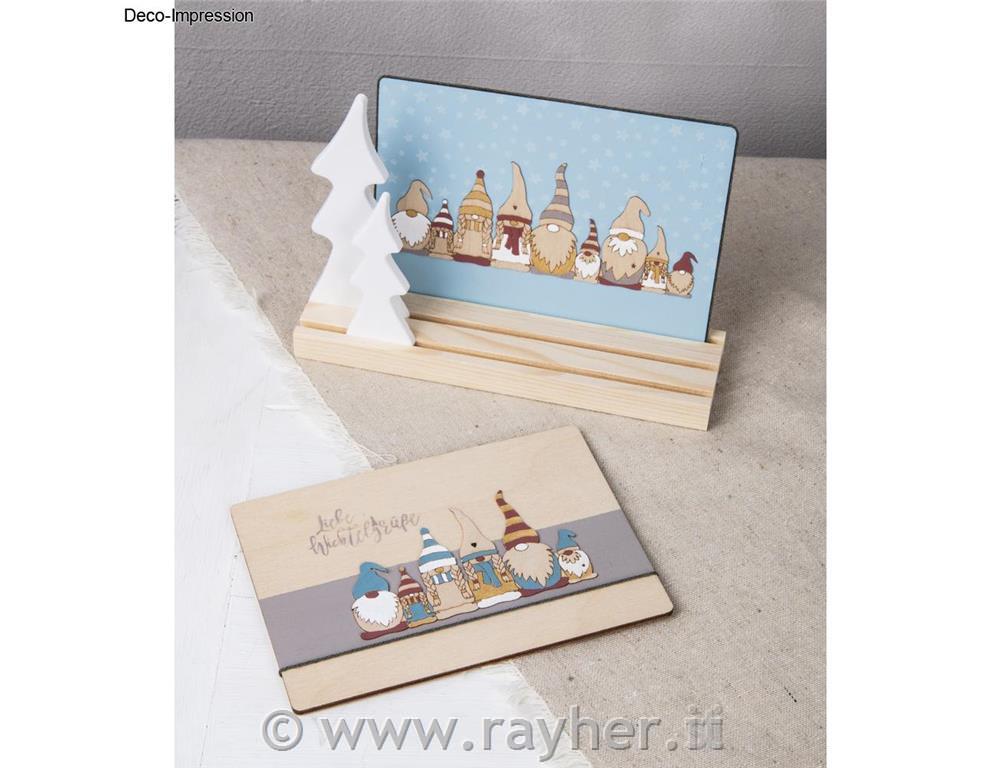 Leseni okras Palčki, set 4, 2x9.2x5.4+13.2x5.4cm