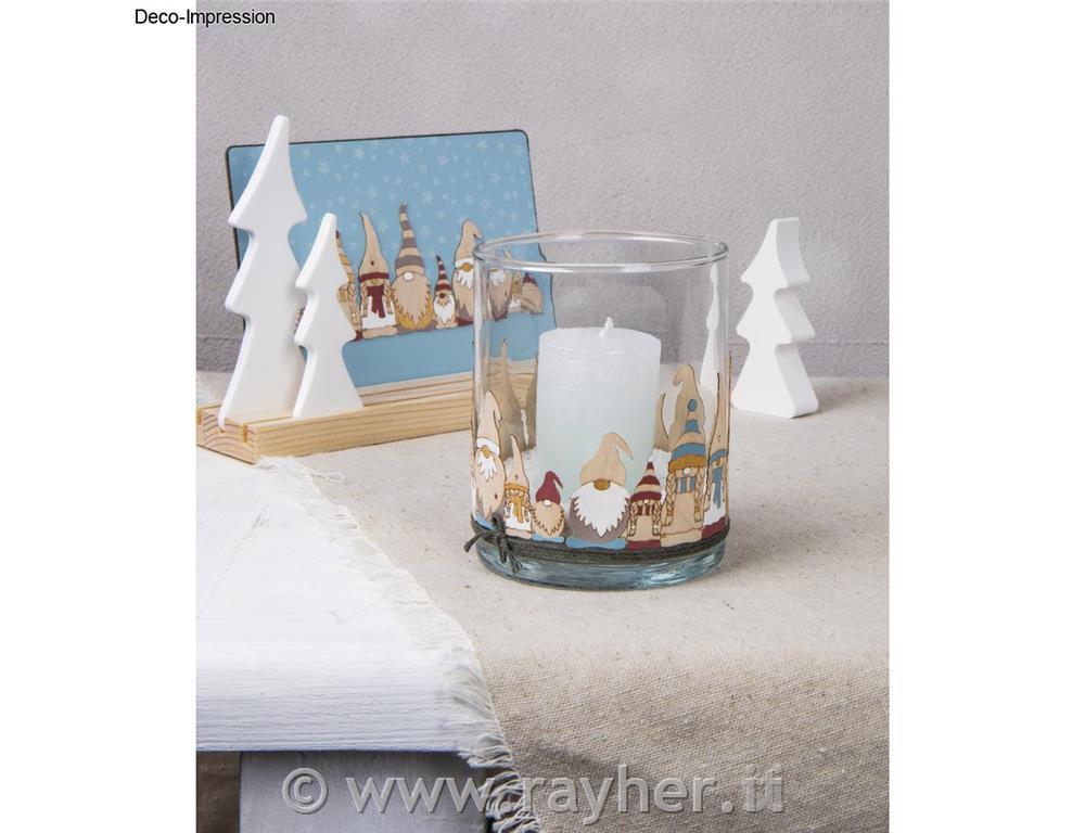 Leseni okras Palčki, set 4, 2x9.2x5.4+13.2x5.4cm