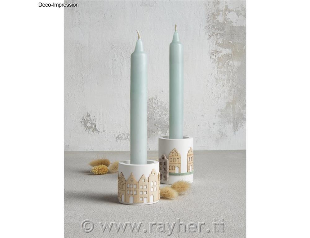 Veneer wood strip Nordic houses, natural, each 2x10.2x4.2+13.8x4.2cm, 4pcs