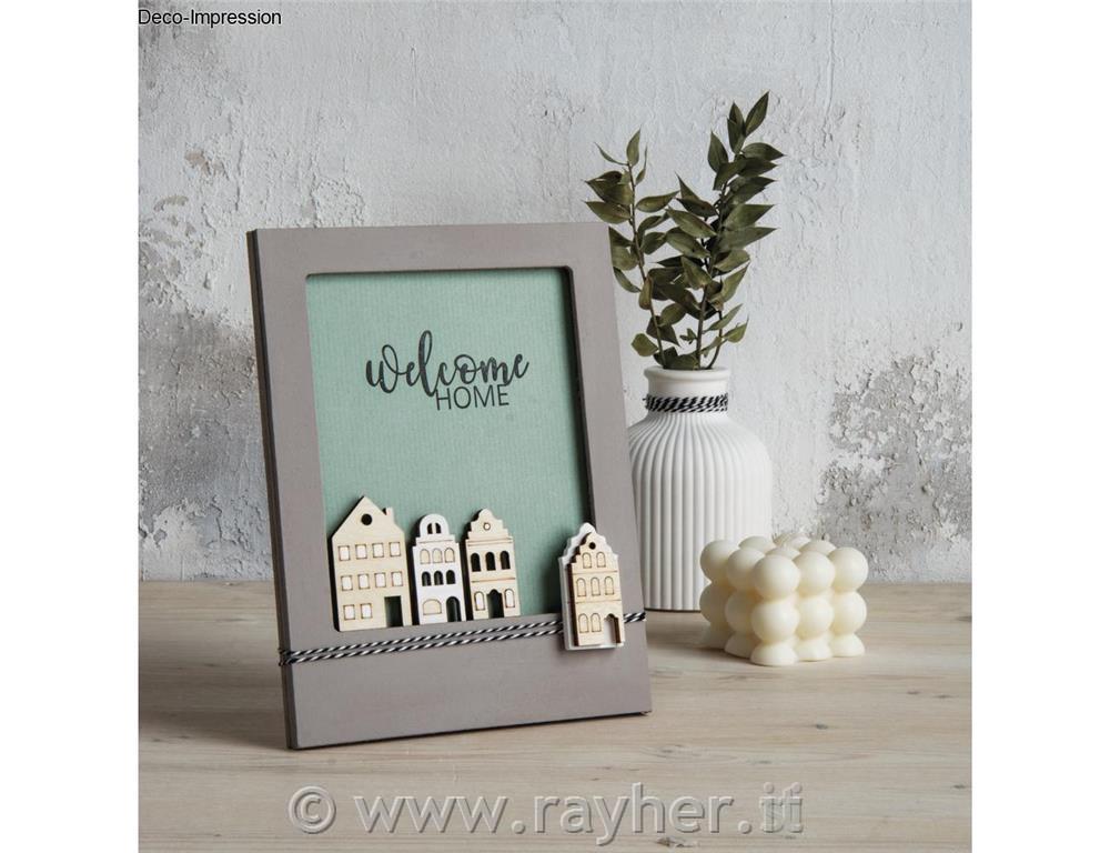 Wooden shapes Nordic, natural, 3.5-4.2cm, assorted, 12pcs