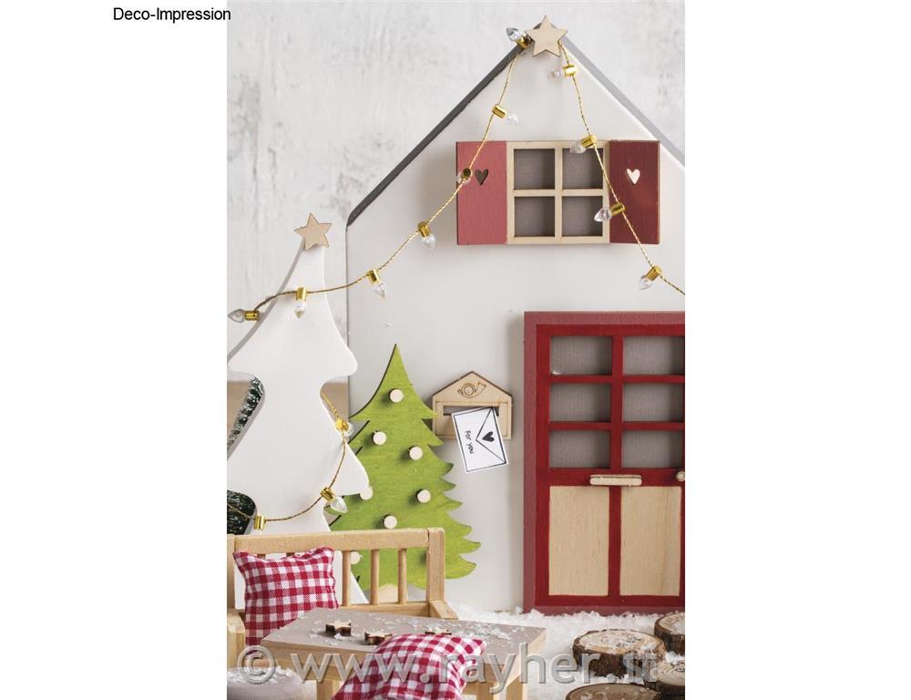 Mini luci decorative, 35 luci, 1 m