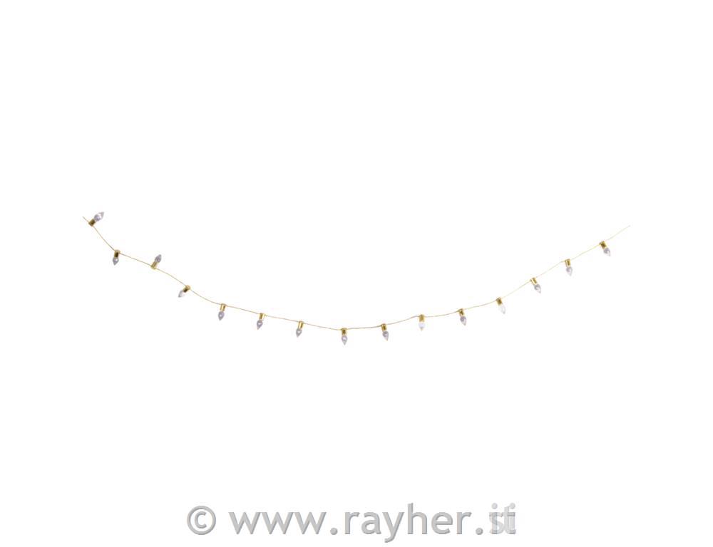 Mini luci decorative, 35 luci, 1 m