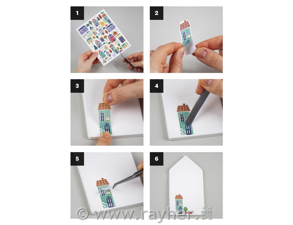 Transfer folija Flower Cat Home, 3 pole