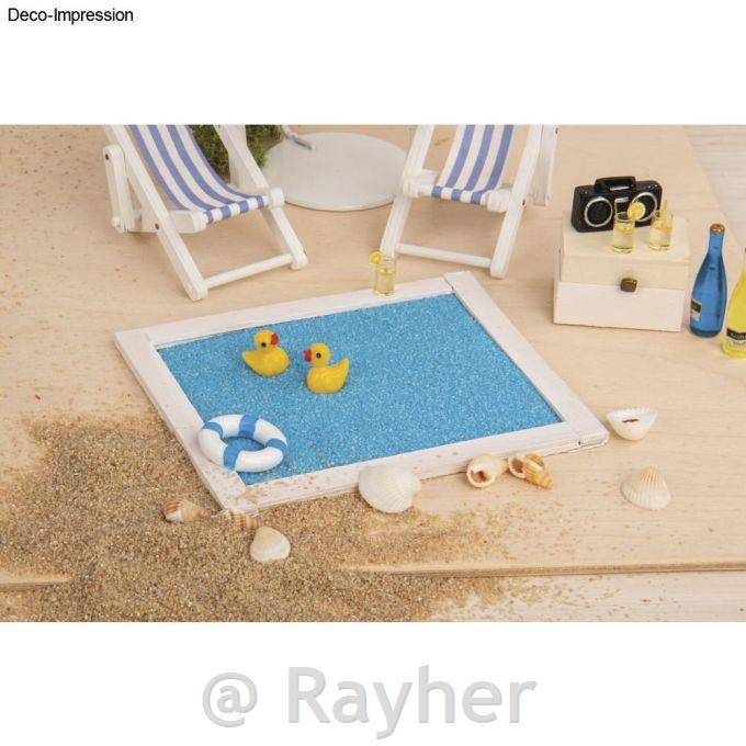 Mini contenitori, 1x0,5x1,5 cm, set 4