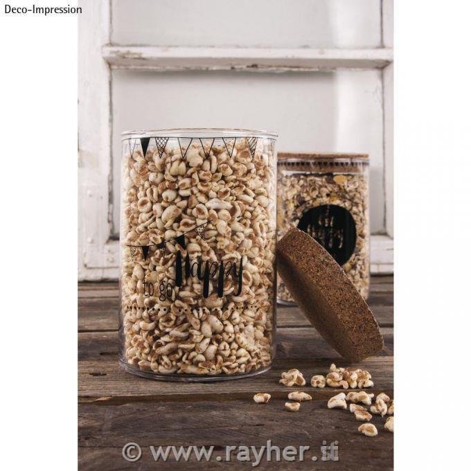 Motivo trasferibile "Happy", 10x16cm, bus.blis. 2fogli