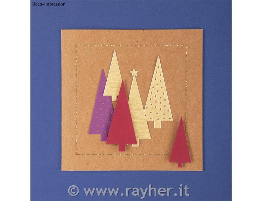 Set mascherine: Xmas Tree, 0,7x0,7cm-3x6,9cm, bus.blis. 4pz