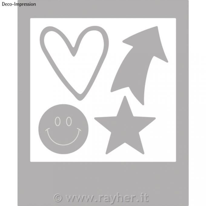 Set mascherine: Photoframe, 2cm-7x8,5cm,bus.blis. 5pz