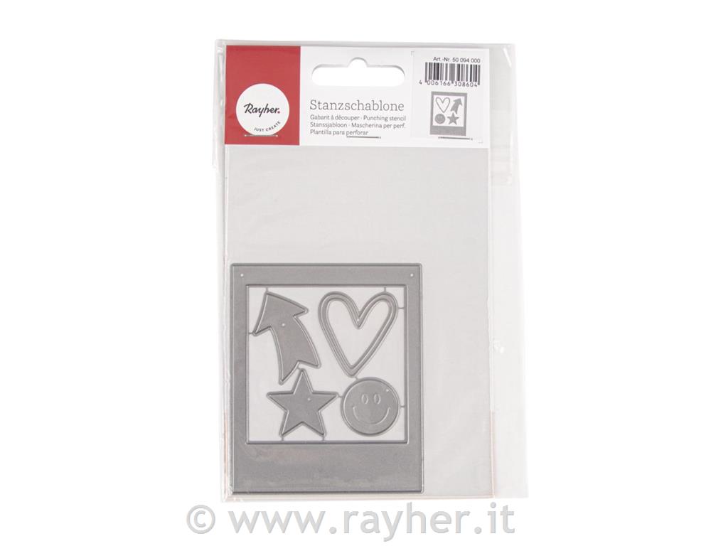 Set mascherine: Photoframe, 2cm-7x8,5cm,bus.blis. 5pz